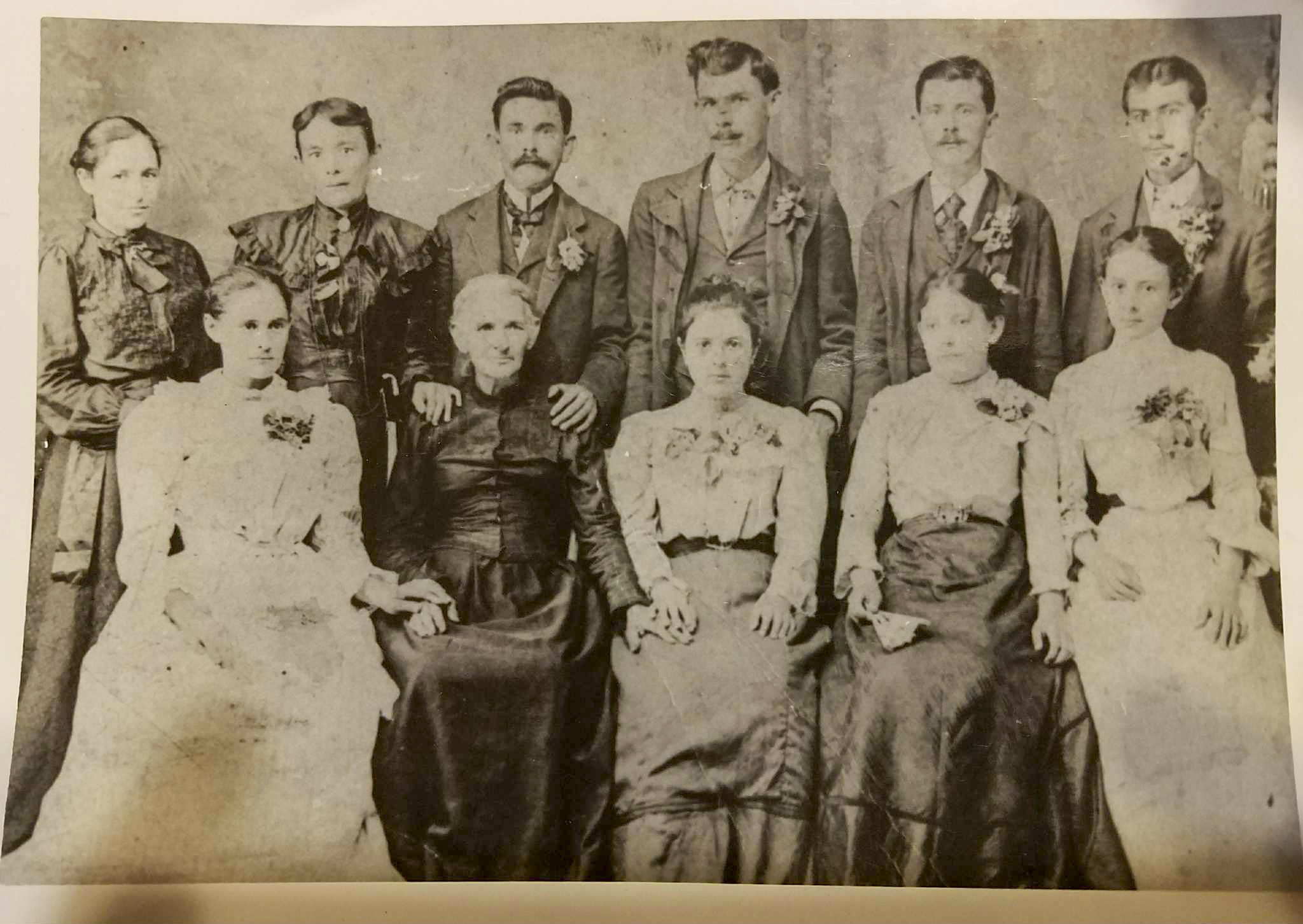 Top: Adelaide Cavazos Reyes | Maria Hilaria Cavazos Reyes Esparza | Baltazar Cavazos Reyes | Guillermo Reyes | Luis Cavazos Reyes| David Cavazos Reyes